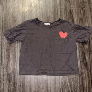 Sundry Heart Pocket Tee- Size 1- Only Worn Once